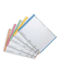 Elba Bristol Folha 10 Etiquetas para Pasta Suspensa Nº0 - Resistente - Tamanho Adequado - Cores Sortidas