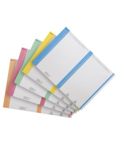 Elba Bristol Etiquetas para Pasta Suspensa N° 8 - Folha com 10 Etiquetas - Material Resistente Bristol - Tamanho Adequado para