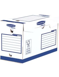 Fellowes Bankers Box Basic Pack de 20 Caixas de Arquivo Definitivo A4+ 150mm - Extra Resistente - Montagem Manual - Cartão Reci