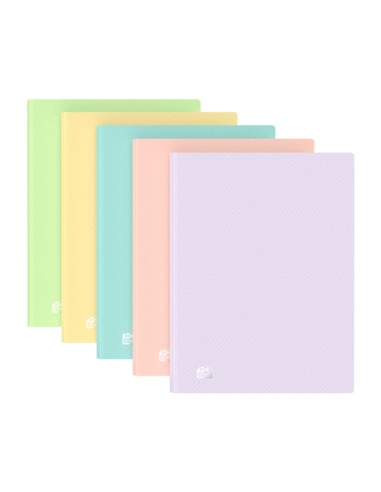 Oxford A4 40F PP TR Past St - Caderno de Notas com Capa Dura - Tamanho A4 - 40 Folhas - Papel Resistente - Design Moderno