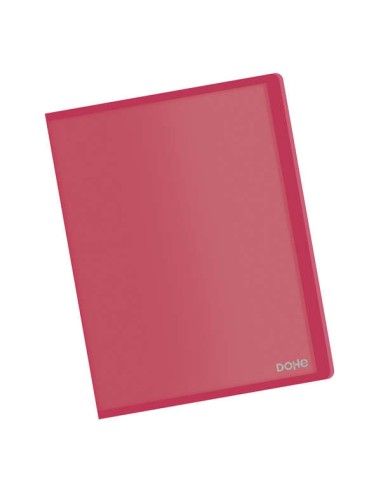 Dohe Pastas com Bolsas A4 - Capa Flexível de Polipropileno - Bolsas Transparentes Soldadas - Organize Seus Documentos com Estil