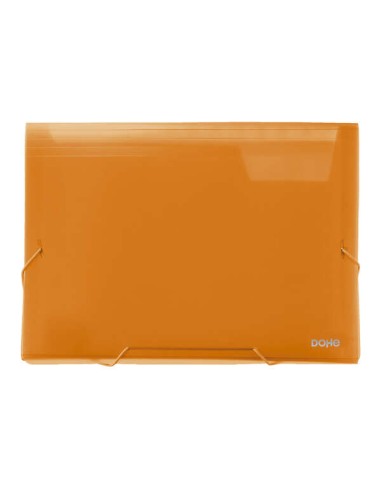 Dohe Classificadores Acordeão de 13 Departamentos - Tamanho A4 Horizontal - Fabricados em Polipropileno Translúcido de 700 Micr