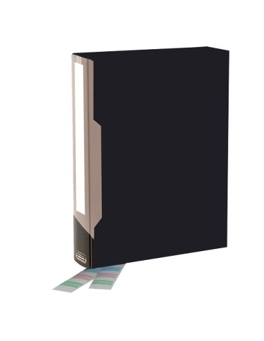 Bankers Box Pasta Porta-Folhas Polipropileno Flexível - 100 Folhas - Etiquetas Personalizáveis - Dimensões Externas 6.50x31.50x
