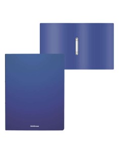 Erichkrause Matt Classic Pastas de 2 Argolas 24mm - Tamanho A4 - Cor Azul