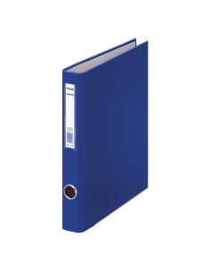 Dohe Pasta de 2 Argolas Mistas 25mm - Tamanho Folio - Medidas 285x350x45mm - Olhal e Porta-cartão na Lombada - Cartão Forrado c