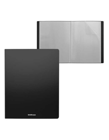 Erichkrause Matt Classic Pasta com 10 Envelopes - Tamanho A4 - Cor Preta