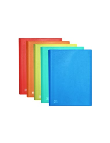 Oxford Urban A3 Pasta com 20 Capas Soldadas A3 - Capa de Plástico Translúcido - Cores Sortidas