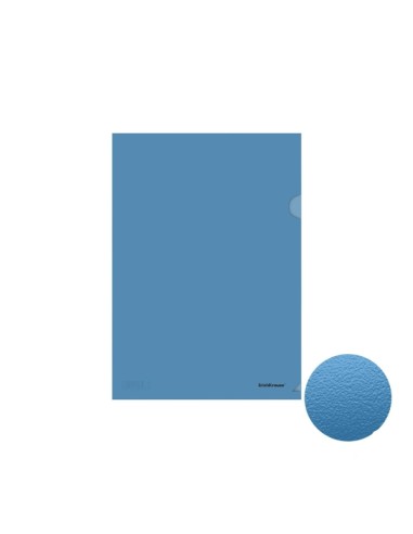 Erichkrause Fizzy Classic Pasta com Aba A4 Semitransparente - Textura Casca de Laranja - Cor Azul