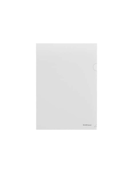Erichkrause Fizzy Classic Pasta com Aba A4 - Capacidade para 20 Folhas - Acabamento Texturizado Transparente