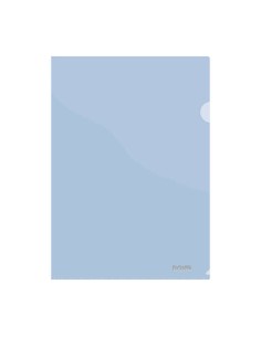 Dohe Pasta Premium com Aba Tamanho A4 - 210x297mm - Fabricada em Polipropileno Translúcido de 180 Micras - Cor Azul