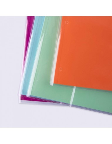 Apli Caixa com 100 Capas Transparentes de PVC - Aba Autoajustável - Encadernação Fácil em 3 Passos - Ecológico