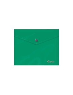 Dohe Pasta Portadocumentos A5 - Fecho de Broche - Polipropileno Opaco 150 Micras - Cor Verde