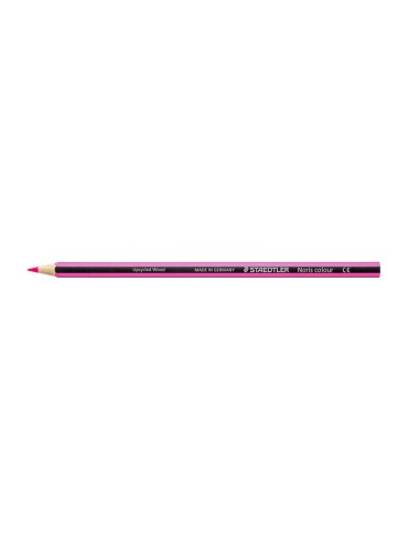 Staedtler Noris Colour 185 Lápis Hexagonal de Cor - Resistência à Quebra - Material Wopex - Cor Magenta