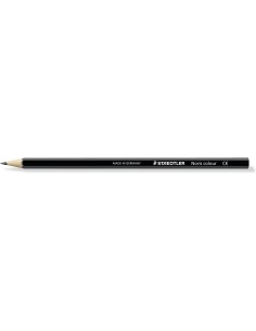 Staedtler Noris Colour 185 Lápis Hexagonal de Cor - Resistência à Quebra - Material Wopex - Cor Preto