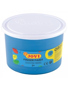 Jovi Finger Paint Frasco de 500ml Tinta de Dedos - Ingredientes Naturais - Cores Misturáveis - Textura Gelatinosa - Lavável - s