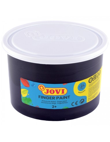 Jovi Tinta para Dedos Frasco de 500ml - Ingredientes Naturais - Cores Misturáveis - Textura Gelatinosa - Lavável - sem Glúten -
