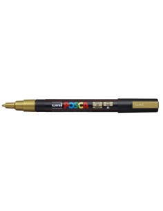 Posca PC-3M Marcador de Pintura - Ponta Cônica 0.9-1.3mm - Tinta à Base de Água - Resistente à Luz - Não Permanente - Ideal par