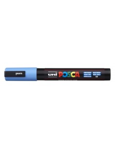 Posca PC-5M Marcador de Pintura - Ponta de Poliéster 1.8-2.5mm - Tinta à Base de Água - Resistente à Luz - Não Permanente - Cor 2