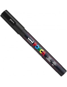 Posca PC3M Pack de 4 Marcadores de Pintura - Ponta Cônica 0.9-1.3mm - Tinta à Base de Água - Resistente à Luz - Não Permanente  2