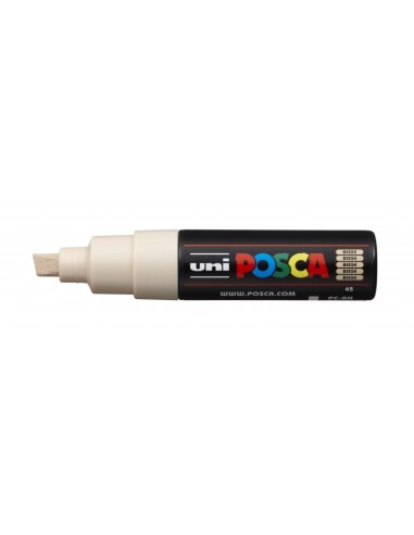 Posca PC-8K Marcador de Pintura - Ponta Biselada Acrílica 8mm - Tinta à Base de Água - Não Permanente - Resistente à Luz - Idea