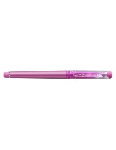 Uni-ball UF-222 Roller de Gel Apagável - Ponta de Bola 0.7mm - Tinta Termossensível - Dupla Borracha Apagadora - Cor Rosa 2