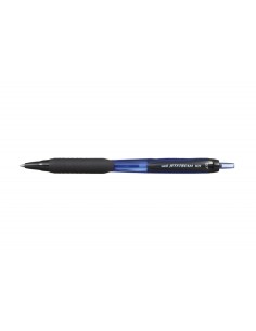 Uni-ball JetStream 101 Caneta de Tinta - Ponta Bola 0.7mm - Traço 0.35mm aprox. - Tinta de Secagem Instantânea - Grip de Borrac