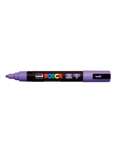 Posca PC-5M Marcador de Pintura - Ponta de Poliéster 1.8-2.5mm - Tinta à Base de Água - Resistente à Luz - Não Permanente - Cor