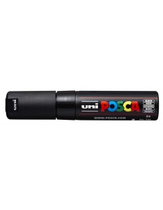 Posca PC-7M Marcador de Pintura - Ponta de Bala 4.5-5.5mm - Tinta à Base de Água - Resistente à Luz - Cor Preta 2