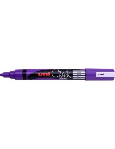 Uni-ball Chalk PWE-5M Expositor de 36 Marcadores de Giz Líquido - Ponta Cônica 1.8-2.5mm - Apagável a Úmido - Resistente à Chuv 2