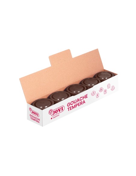 Jovi Frasco de Tinta Escolar 35ml - Aplicação em Múltiplas Superfícies - Uso com Pincel, Rolo ou Espátula - Cores Misturáveis -