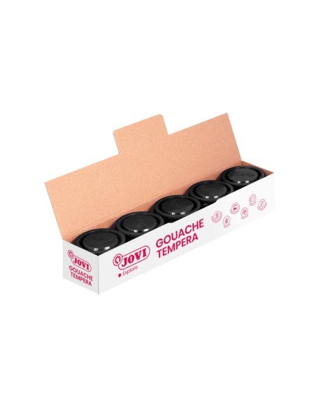 Jovi Frasco de Tinta Escolar 35ml - Aplicação em Múltiplas Superfícies - Uso com Pincel, Rolo ou Espátula - Cores Misturáveis -