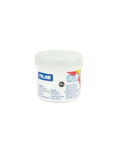 Milan Frasco de Tinta 40ml - Secagem Rápida - Misturável - Cor Branca