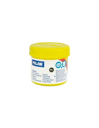 Milan Frasco de Tinta 40ml - Secagem Rápida - Misturável - Cor Amarela