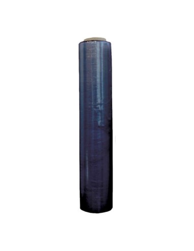 Bobina de Filme Extensível de 23 Micras com Mandril - Medidas 50cmx151m - Grande Resistência - Ideal para Embalagem - Cor Preta