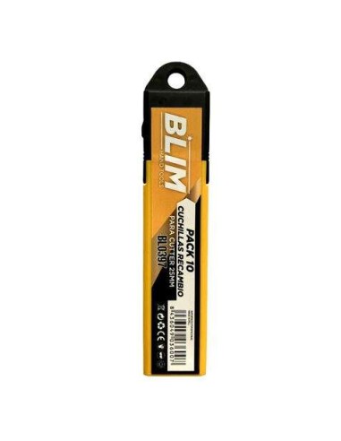 Blim Pack 10 Lâminas de Reposição para Estiletes 25mm