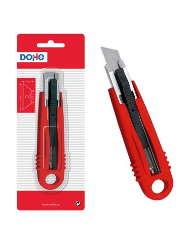 Cortador Retrátil de Plástico Dohe - Guia Metálica - Sistema de Segurança - 150mm de Comprimento