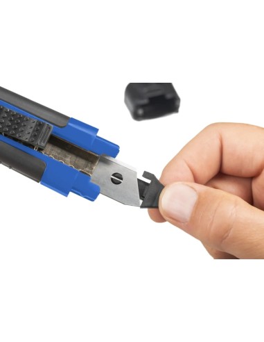 Dahle 10875 Allround Cutter com Lâmina de 18mm - Mecanismo Automático de Bloqueio - Guia Metálica