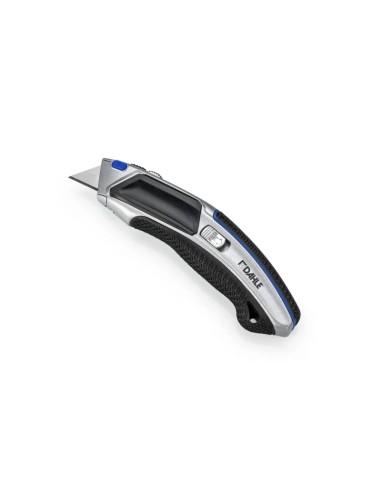 Dahle 10891 Cortador Profissional de Alta Resistência com Lâmina Trapezoidal de Aço Carbono SK5 - Guia Automática - Corpo Metál