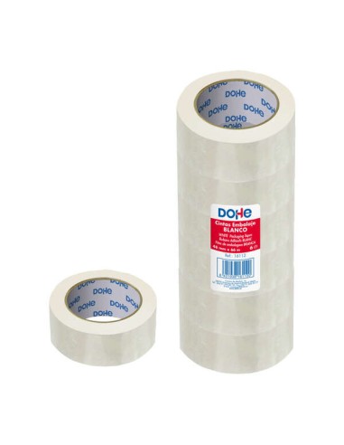 Fita Adesiva de Polipropileno Dohe 48mmx66m - Adesivo Potente - Cor Branca