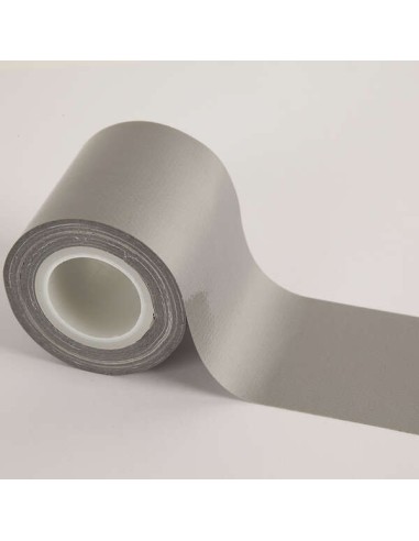 Apli Fita Americana Multiuso - 50mm x 5m - Resistente à Água e ao Clima - Adesivo Forte e Durável - Cinza