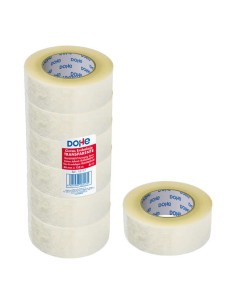 Fita Adesiva de Polipropileno Resistente Dohe 48mmx132m - Adesivo Potente - Transparente