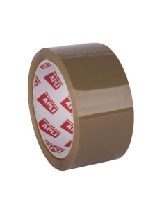 Apli Fita Premium Silenciosa 48mmx6m 32 Micras PVC - Adesivo Solvente - Vedação Extraforte - Desenrolamento Silencioso - Cor Ma