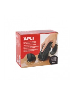 Apli Dispensador de Fita Multifuncional - Lâmina Incorporada - Design Ergonômico - Material ABS de Alta Qualidade - Robusto e D