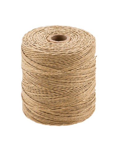 Bobina de Corda para Embalagem - 300 Metros de Linho Natural - 4 Fios e 400g - Especial para Embalagem