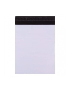 Apli Pack de 50 Sacos de Polipropileno Opaques com Fecho Adesivo - Alta Resistência - Flexíveis - Opaques para Privacidade - Co