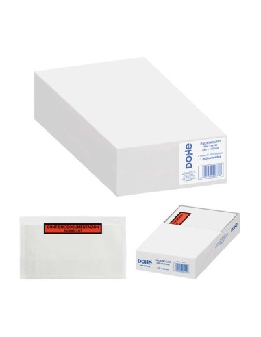 Dohe Caixa de 1000 Envelopes Autoadesivos para Envio de Documentos - Packing List Especial Envios