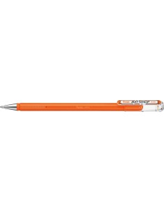 Pentel Mattehop Esferográfica - Ponta 1mm - Traço 0.5mm - Tinta de Gel Opaca - Fabricada com 55% de Materiais Reciclados - Cor