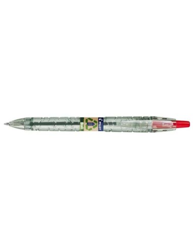 Pilot Caneta Esferográfica Retrátil B2P Ecoball BeGreen - Ponta Redonda 1mm - Traço 0,27mm - 86,64% de Plástico Reciclado - Rec