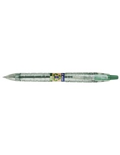 Pilot Caneta Esferográfica Retrátil B2P Ecoball BeGreen - Ponta Redonda 1mm - Traço 0,27mm - 86,64% de Plástico Reciclado - Rec