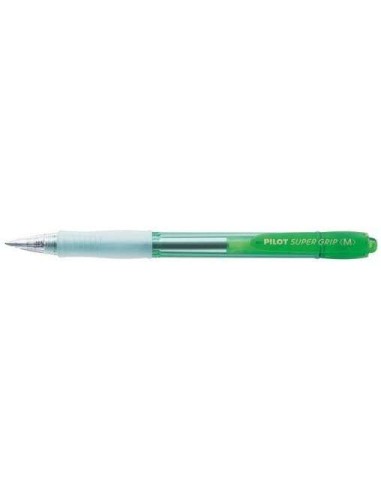 Pilot Caneta Esferográfica Retrátil Super Grip Neon Color - Recarregável - Ponta 1.0mm - Traço 0.25mm - Tinta à Base de Óleo - 